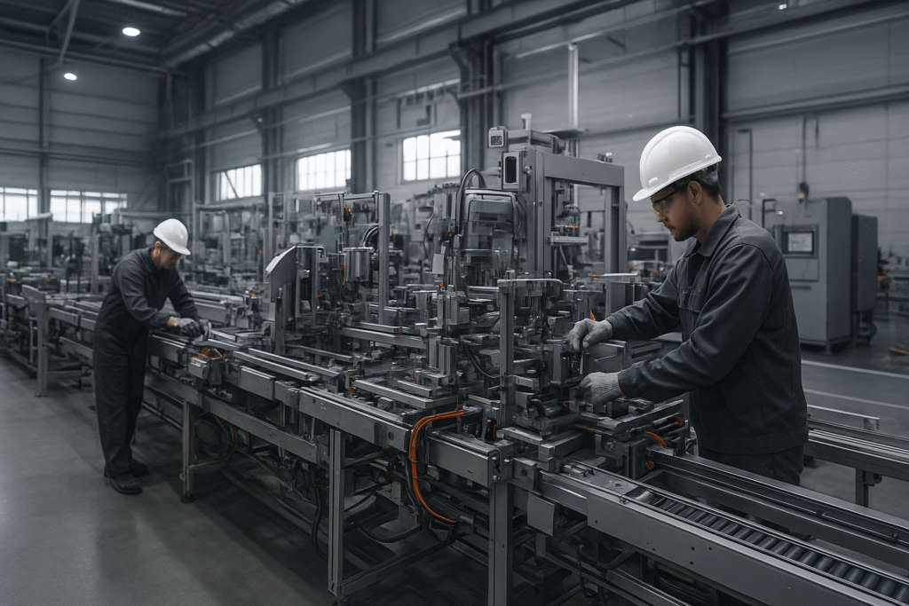 Naprawa linii produkcyjne przez firmę FabroMechanica